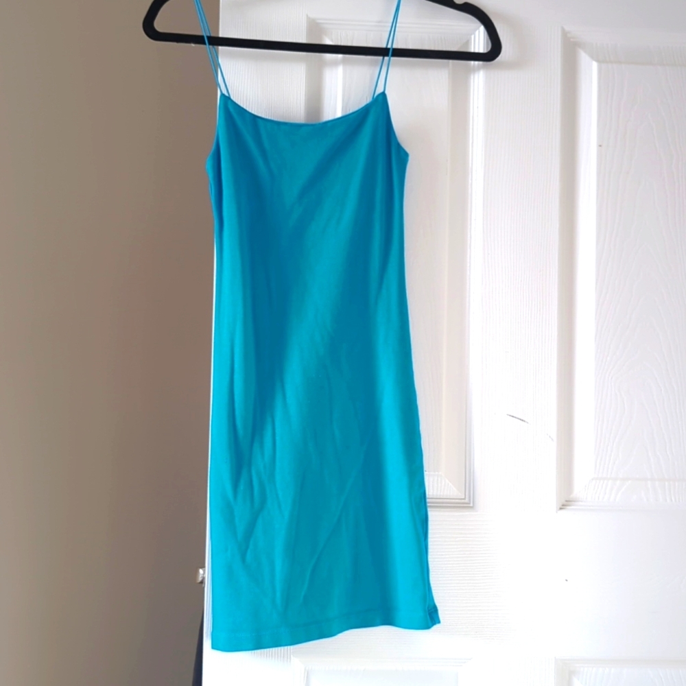 NWOT Zara Blue Mini Dress
